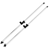VidaXL bimini topstøttestænger 2 stk aluminium