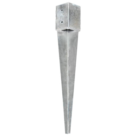 Vidaxx Ground Pegs 12 pcs 10x10x76 cm galvaniseret stål sølvfarvet