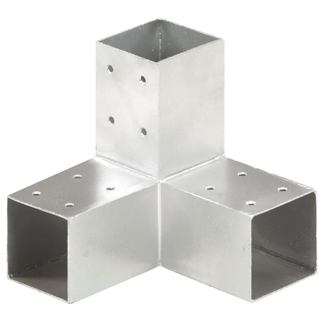 Vidaxl Pile Connections 4 PC Y-form 71x71 mm galvaniseret metal