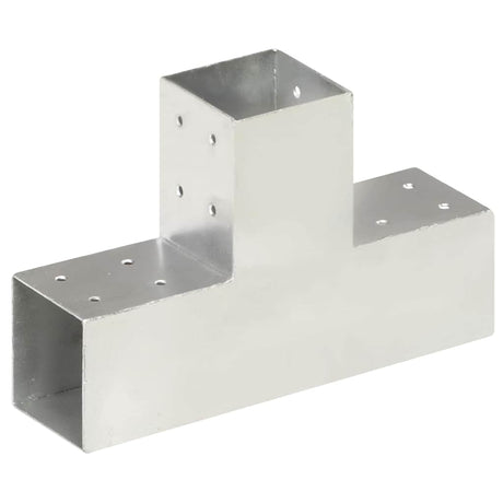 Vidaxl Post Connection T-form 81x81 mm galvaniseret metal