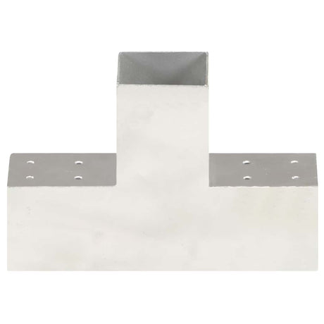 Vidaxl Post Connection T-form 81x81 mm galvaniseret metal