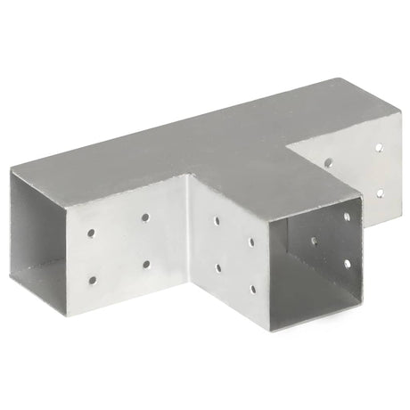 Vidaxl Post Connection T-form 81x81 mm galvaniseret metal