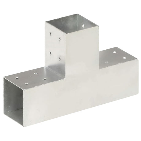 Vidaxl Post Connections 4 PCS T-form 81x81 mm galvaniseret metal
