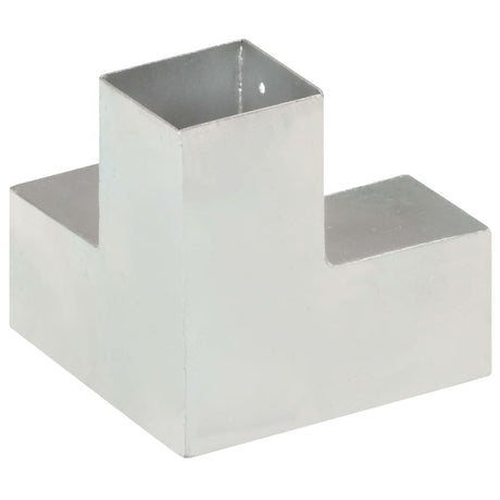 Vidaxl Pale Connection Y-form 81x81 mm galvaniseret metal