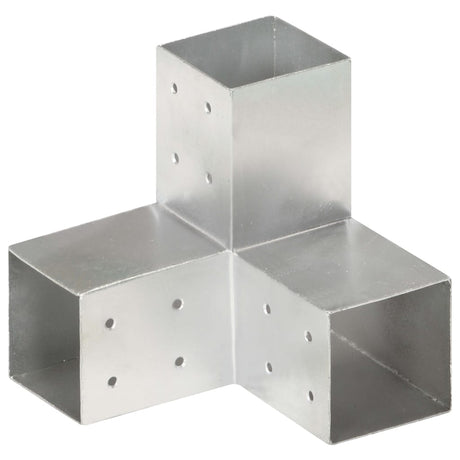 Vidaxl Pile Connections 4 PC Y-form 81x81 mm galvaniseret metal