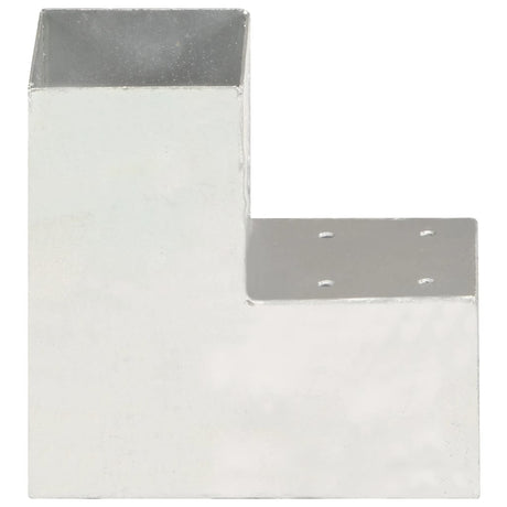 Vidaxl Pall Connections 4 St L-Shape 91x91 mm galvaniseret metal