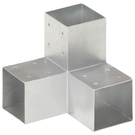 Vidaxl Pile Connections 4 PC Y-form 91x91 mm galvaniseret metal