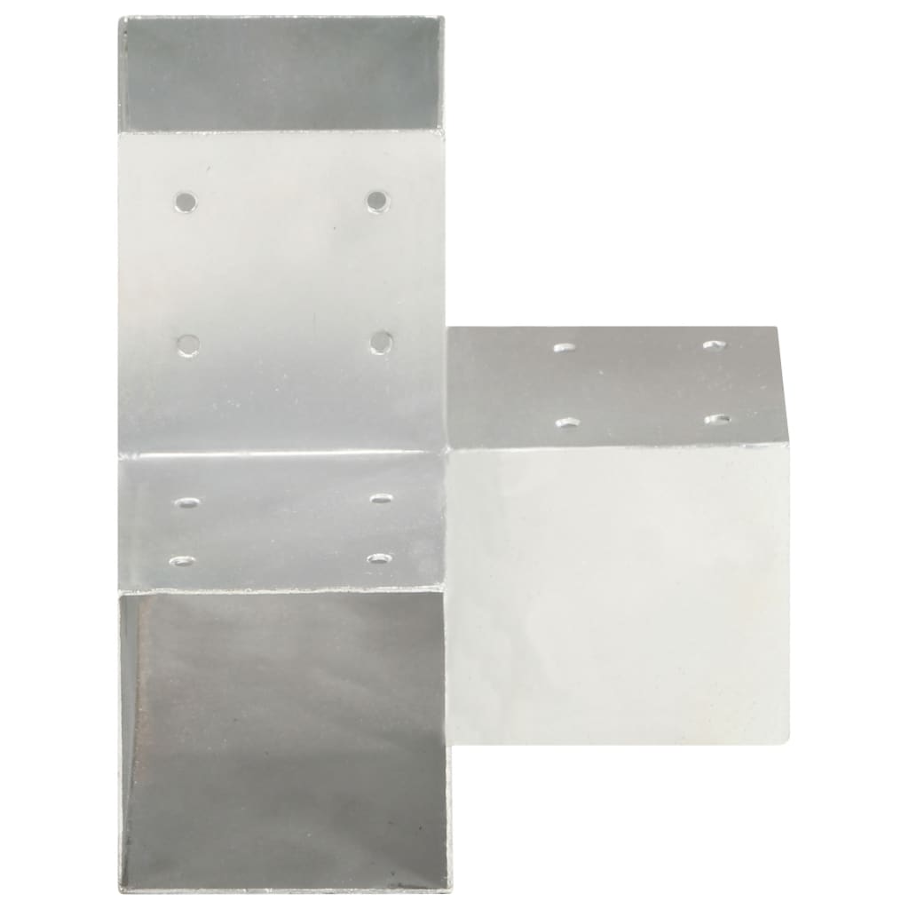 Vidaxl Pile Connections 4 PC Y-form 91x91 mm galvaniseret metal