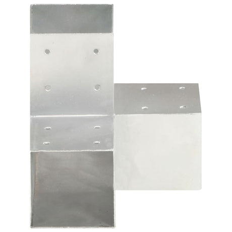 Vidaxl Pile Connections 4 PC Y-form 91x91 mm galvaniseret metal