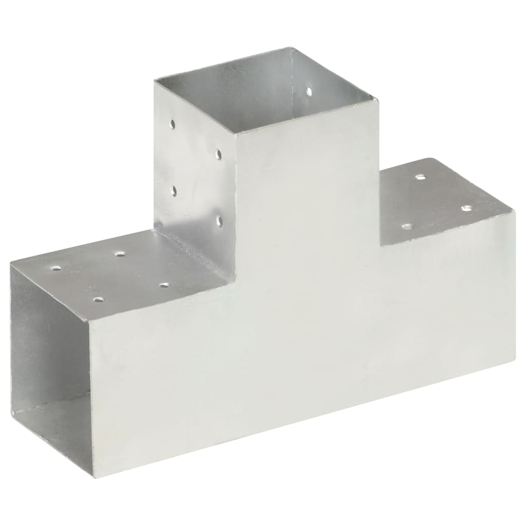 Vidaxl Post Connection T-form 101x101 mm galvaniseret metal