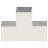 Vidaxl Post Connection T-form 101x101 mm galvaniseret metal
