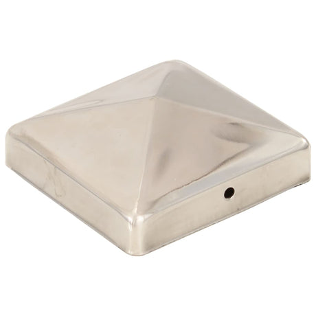 Vidaxx stolpehætter 6 stk pyramide 91x91 mm rustfrit stål