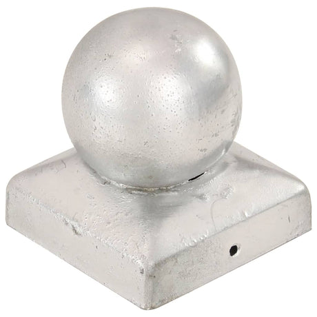 Vidaxl Post Caps 6 PCS Ball 71x71 mm galvaniseret metal