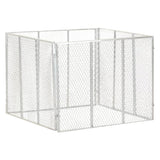 Vidaxl Compost Bin 100x100x77 cm galvaniseret stål