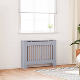 Vidaxx radiatorhus 112x19x81,5 cm mdf grå