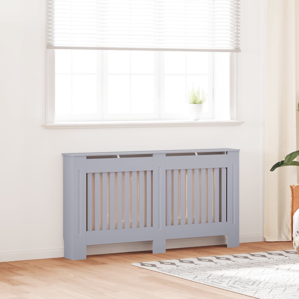 Vidaxl Radiatorom Construction 152x19x81,5 cm MDF antracit