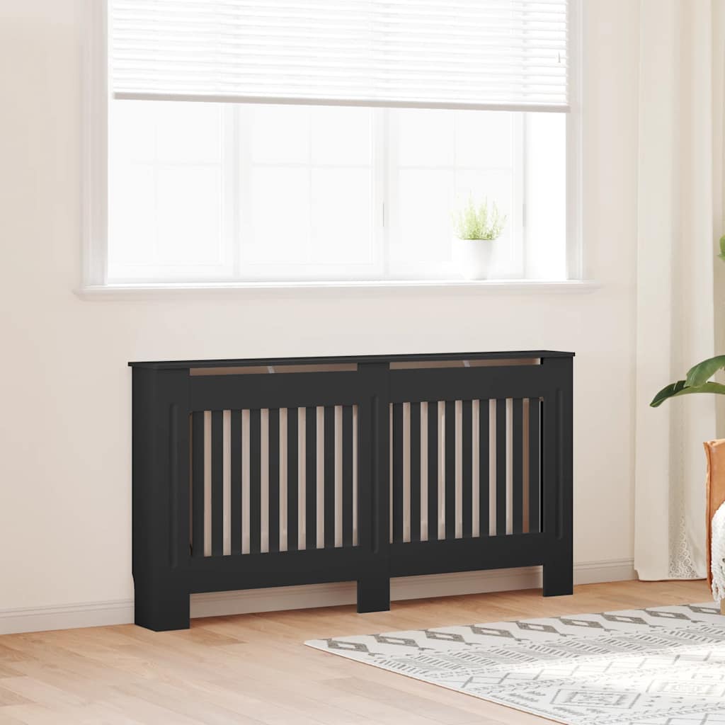 Vidaxl Radiatorom Construction 152x19x81,5 cm MDF sort