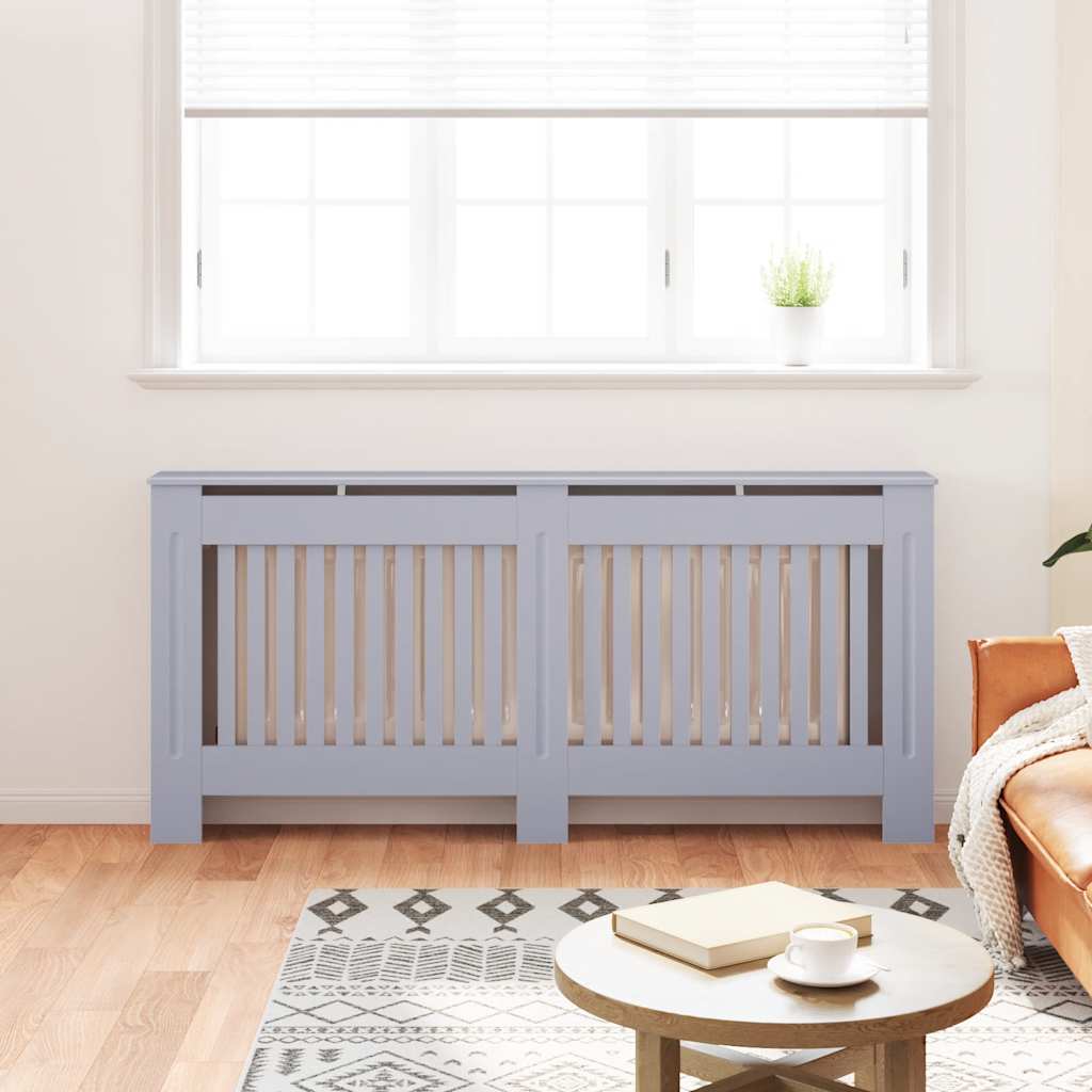 Vidaxl Radiatorom Construction 172x19x81,5 cm MDF Anthracite