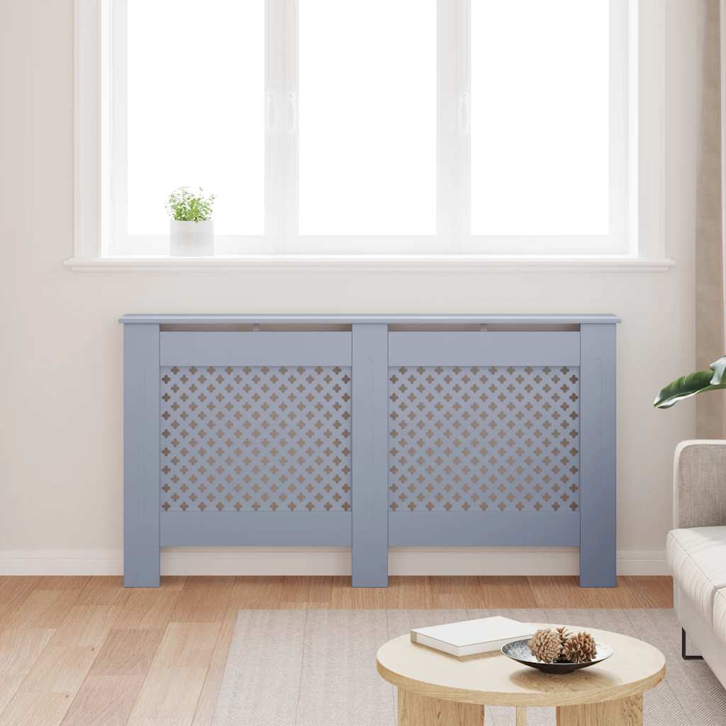 Vidaxl Radiatorom Construction 152x19x81,5 cm MDF antracit