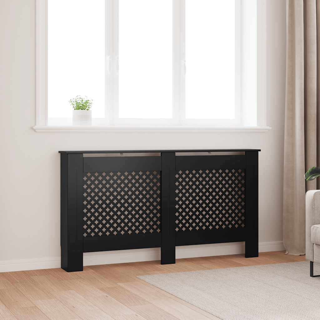 Vidaxl Radiatorom Construction 152x19x81,5 cm MDF sort