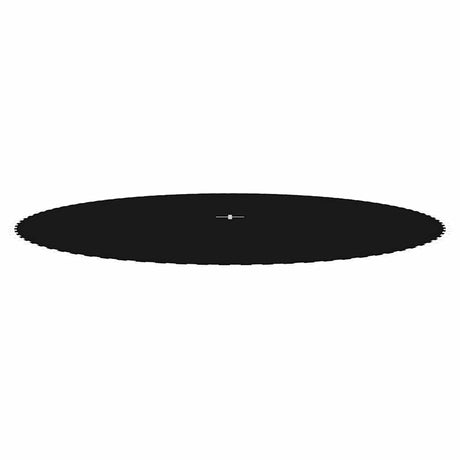 Vidaxl Spring Mat i 15 fod 4,57 m rund trampolin stof sort