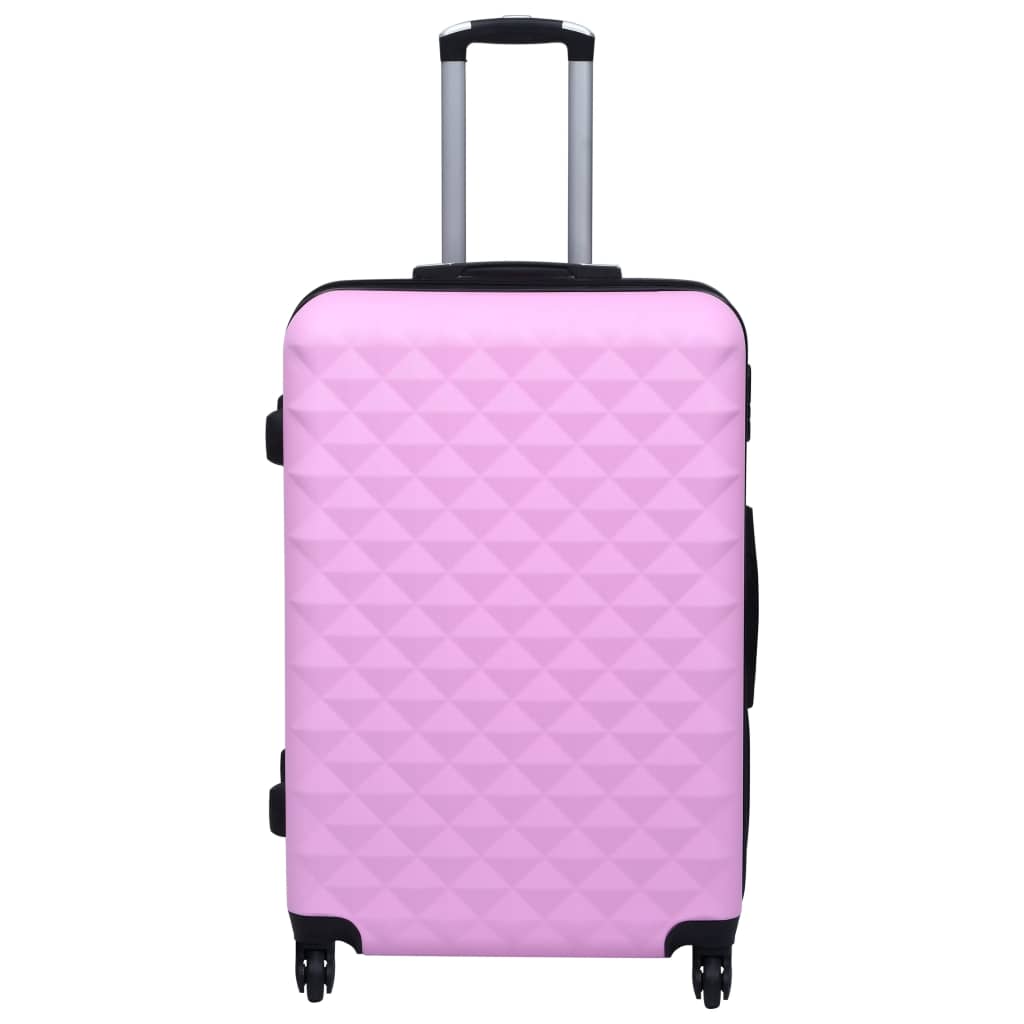 Vidaxl 3-delt hård bagage sæt ABS Pink