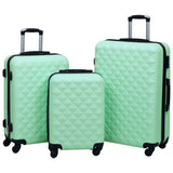 Vidaxl 3-Del Hard Bagage Set Abs Mint Colored