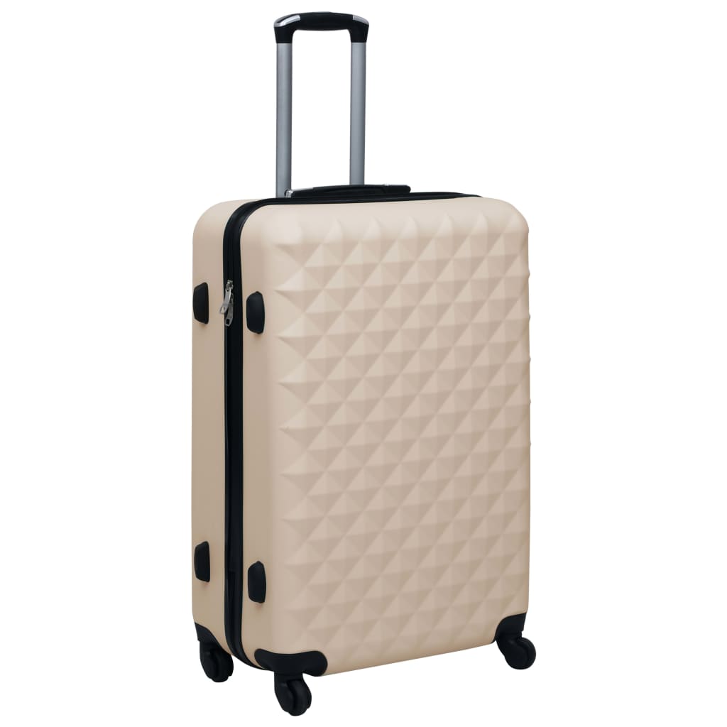 Vidaxl 3-Del Hard Bagage Set ABS Gold farvet