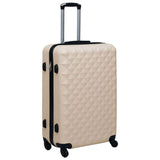 Vidaxl 3-Del Hard Bagage Set ABS Gold farvet