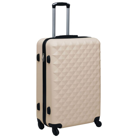 Vidaxl 3-Del Hard Bagage Set ABS Gold farvet