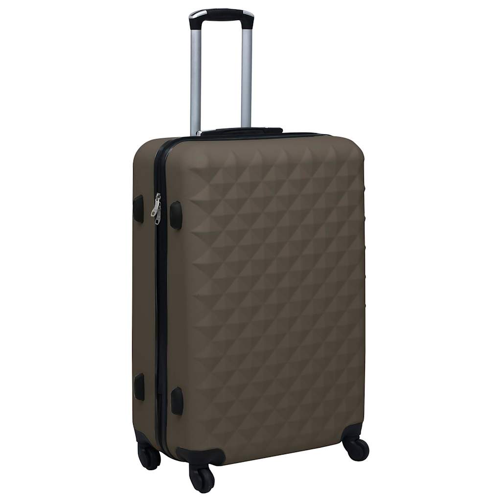 Vidaxl 3-delt hård bagage sæt abs brun
