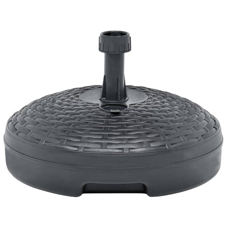 Vidaxl parasolfod fyldt sandvand 20 l plast rotting antracit