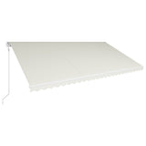 Vidaxl Luifel udvider automatisk 600x300 cm creme