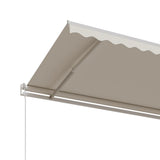 Vidaxl Luifel udvider automatisk 600x300 cm creme