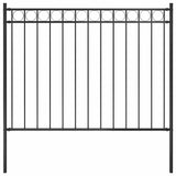 Vidaxx stål havehegn 1,81x1,2 m sort