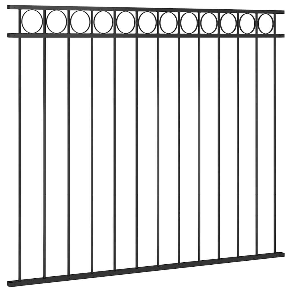 Vidaxx stål hegnspanel 1,7x1,5 m sort
