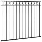 Vidaxx stål hegnspanel 1,7x1,5 m sort