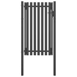 Vidaxl Poort 1x2,25 M stål Antracit