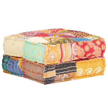 Vidaxl Pouf 60x70x36 cm stof patchwork