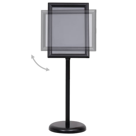 Vidaxl Poster Standard A3 Aluminiumslegering sort