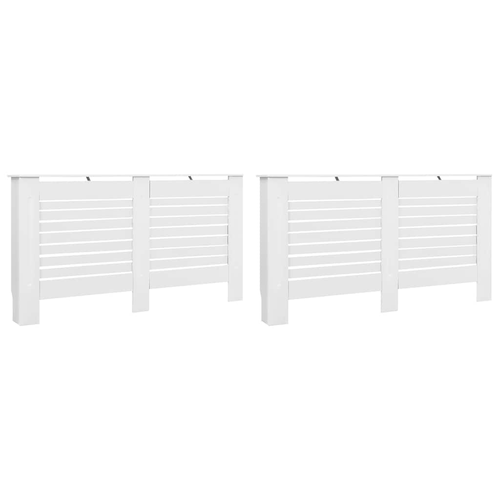 Vidaxx radiator ombygning 2 stk 152x19x81,5 cm mdf hvid