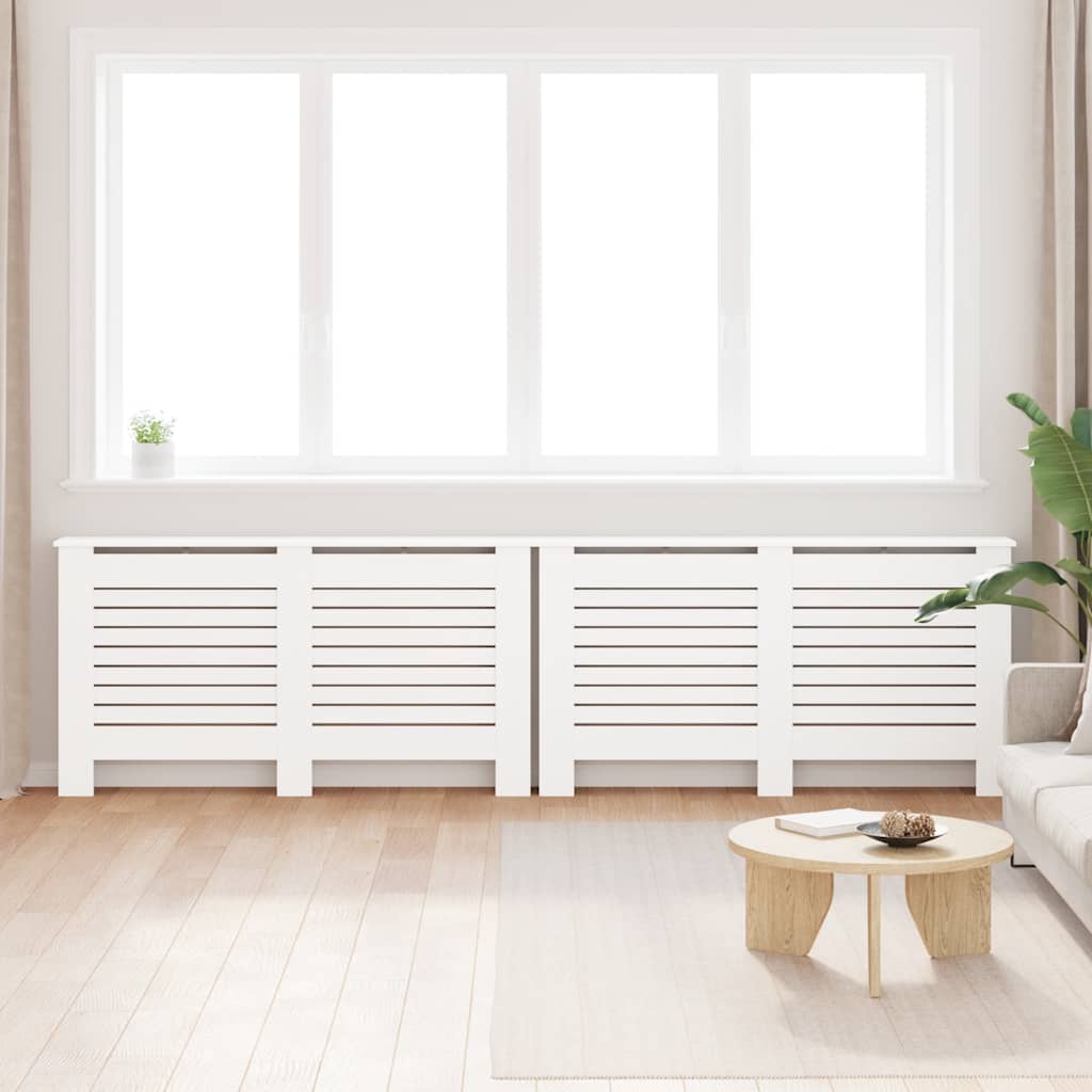 Vidaxx radiator ombygning 2 stk 152x19x81,5 cm mdf hvid