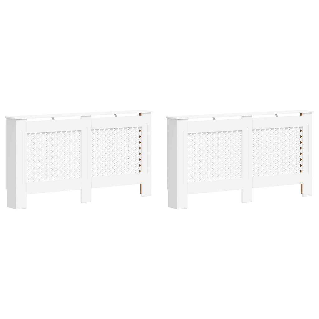 Vidaxx radiator ombygning 2 stk 152x19x81,5 cm mdf hvid