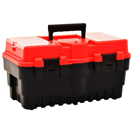 Vidaxxl værktøjskasse 462x256x242 mm plastrød