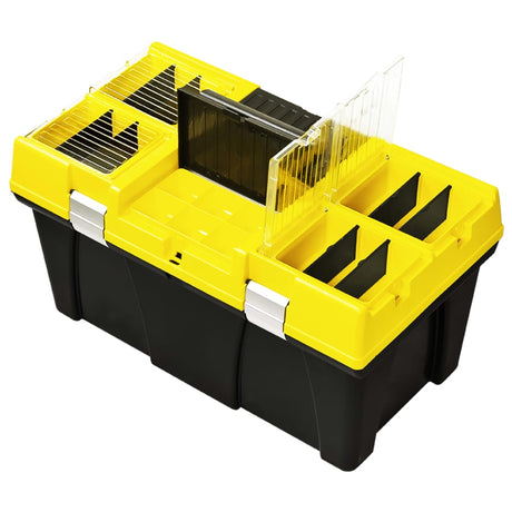 Vidaxxl værktøjskasse 595x337x316 mm plast gul