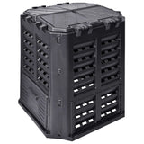 Vidaxx kompostbeholder 360 l 68,9x68,9x83,9 cm sort