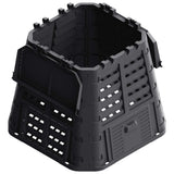 Vidaxx kompostbeholder 480 l 93,3x93,3x80 cm sort
