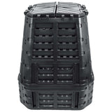 Vidaxx kompostbeholder 740 l 93,3x93,3x113 cm sort