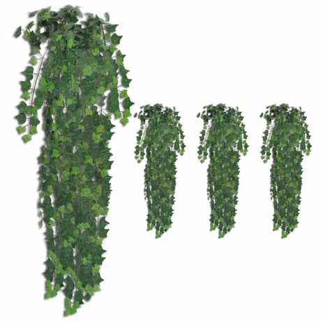Vidaxx kunstige efeubuske 4 stk 90 cm grøn
