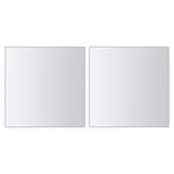 Vidaxl 16 St Mirror Fliser Multi -formet glas